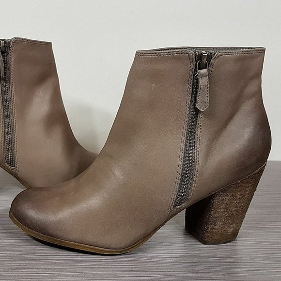 BP. 'Trolley' Ankle Bootie, Taupe Leather, Womens Size 5.5 & 7.5 - Picture 7 of 9